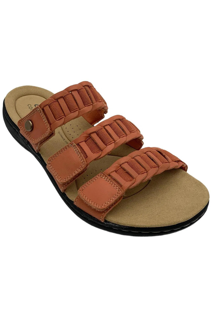 Clarks Women's Laurieann Hope Slip On Sandals Dusty Rose - Medium